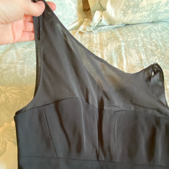 NWOT Reiss Dusty Rose and Black Dress - Picture 3 of 12